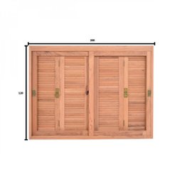 Janela Pantográfica Lisa Je121 Esel 120x200x14cm - 3