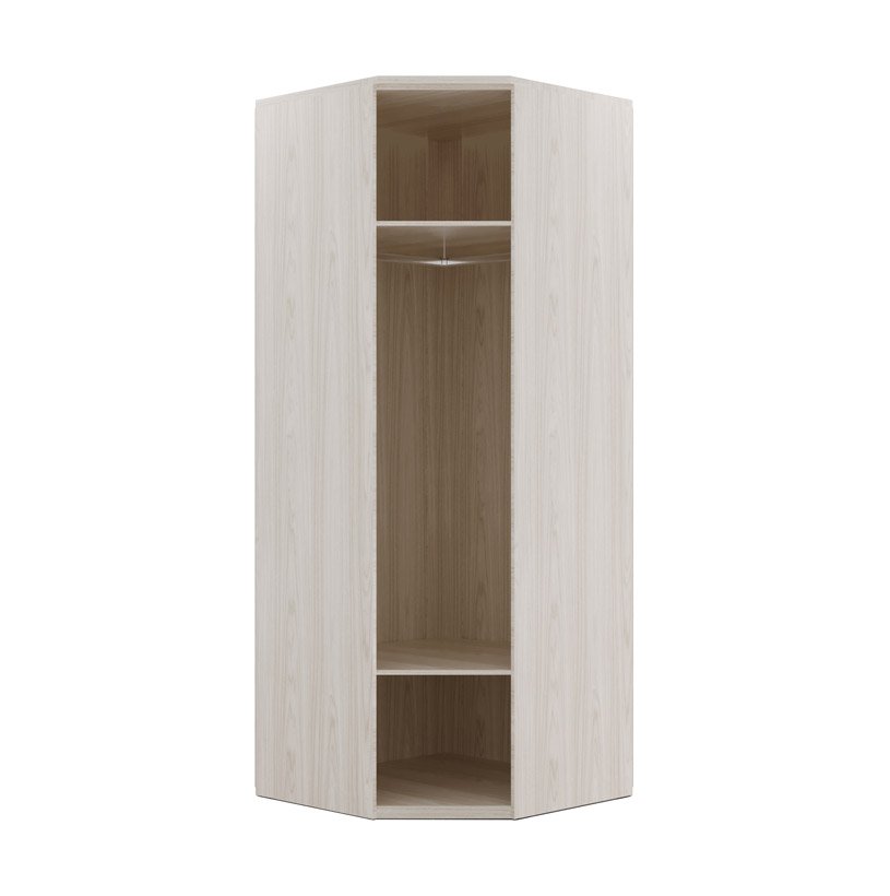 Guarda-roupa Modulado Evolution Canto Oblíquo 1 Porta com Cabideiro Robel Móveis - Vanilla - 2