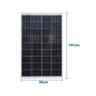 Painel Solar Yingli Centrium ENERGY YL095P-17B 2/3 36 Celulas Policristalino 95W - 2