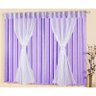Cortina Valentina 2,00M x 1,70M Alt. - Lilás - 1