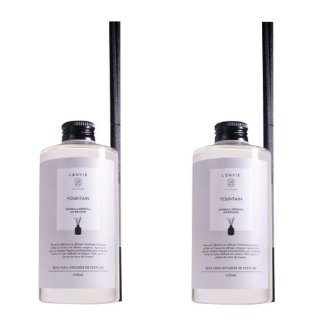 Kit 02 Refis para Difusor de Perfume Fountain 250ml Classic Lenvie