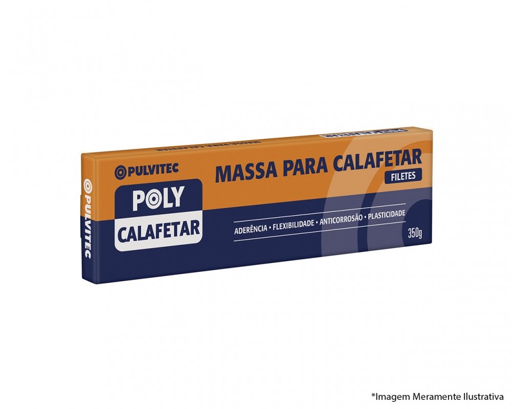 Massa Calafetar Pulvitec 350g Cinza 21 Filetes