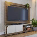 Ver imagem 2 de Home Austin 180cm Tv 65 Pol Ripado Prateleira 25mm Amêndoa Off
