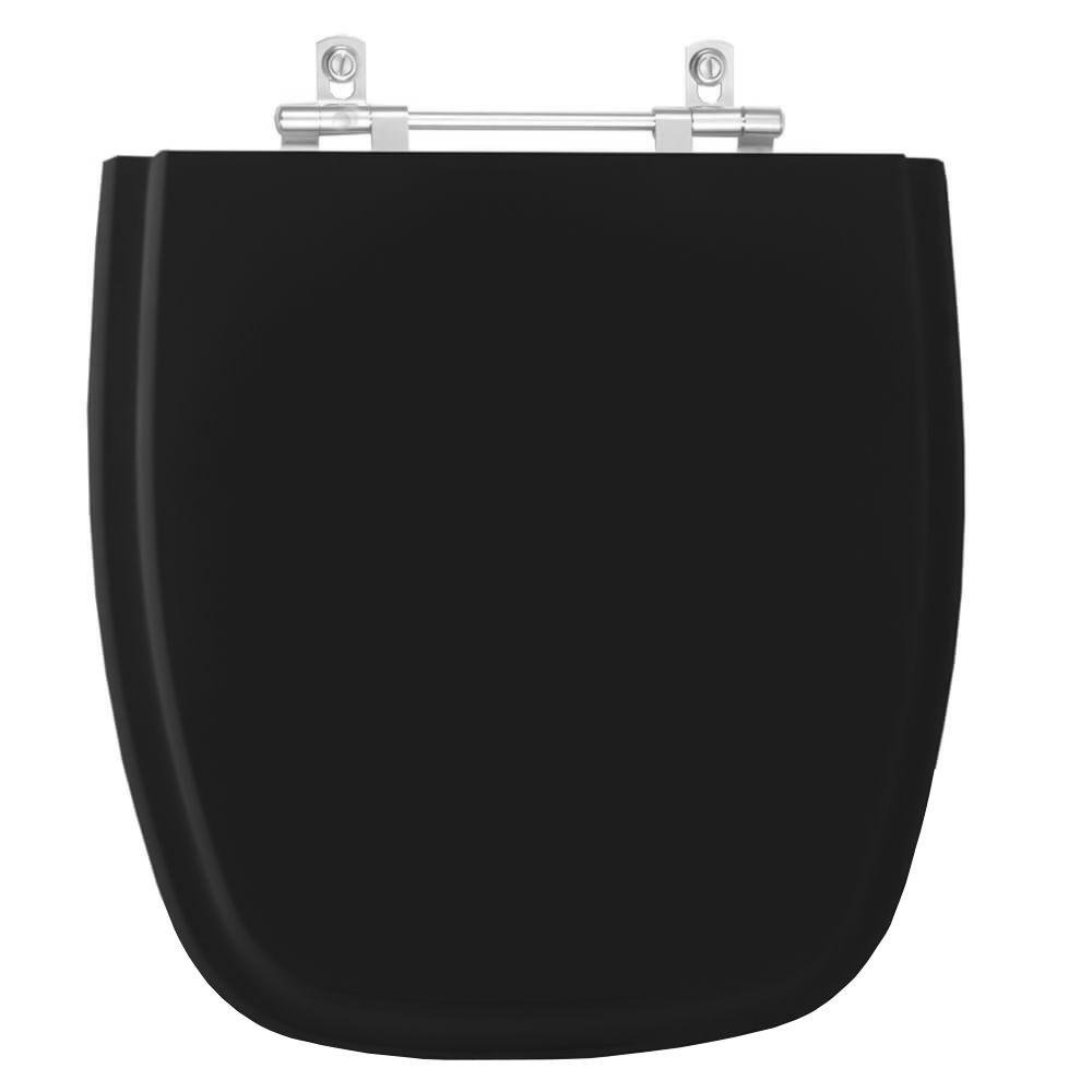 Assento Sanitário Poliéster Like Preto para Vaso Celite - 1