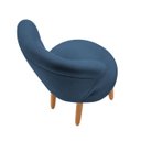 Ver imagem 7 de Kit 2 Poltronas Decor Estofada para Mesa de Jantar Sala de Espera Ergonômica Pés Palito Resistente