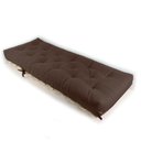 Ver imagem 3 de Sofa Cama Solteiro Futon Dobrável Marrom Acquablock