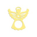 Ver imagem 1 de Porta Guardanapo Anjinho Kit com 4 Peças 7cmx8cm - Cria Arte Laser Amarelo