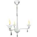 Ver imagem 1 de Pendente Cananeia Polietileno 86cm E-14 3 Lâmpadas Max 60W Branco