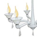 Ver imagem 3 de Pendente Cananeia Polietileno 86cm E-14 5 Lâmpadas Max 60W Branco