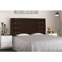 Ver imagem 2 de Cabeceira Gênova Para Cama Box Queen 160 cm Suede Café - D’Rossi