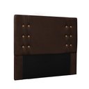 Ver imagem 1 de Cabeceira Gênova Para Cama Box Queen 160 cm Suede Café - D’Rossi