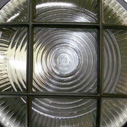 Tartaruga Circular 18cm Aluminio Pint. Epoxi E-27 1 Lâmpada Max 60W com Grade Preta - 2