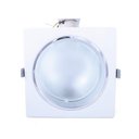 Ver imagem 1 de Refletor Mars de Embutir 18cm E-27 1 Lâmpada Max 60W Mold. Branca e Borda Cromada