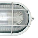 Ver imagem 2 de Tartaruga Oval 23cm Aluminio Pint. Epoxi E-27 1 Lâmpada Max 60W com Grade Branca
