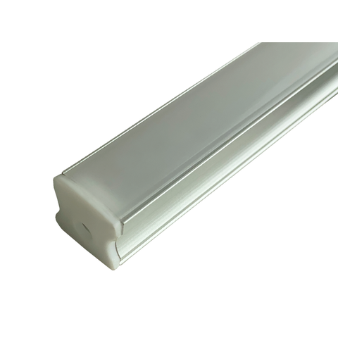 Perfil Sobrepor Slim Alumínio 17x14mm para Fita de Led 1 Metro