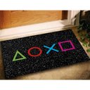 Ver imagem 1 de Tapete Geek Botões Playstation 60x40 - Preto