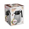 Bule Termico com Gatilho Garrafa para Cafe Chá Aço Inox Grande com Sistema Antigotejamento 1,2 Litro - 2