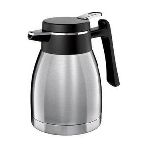 Bule Termico com Gatilho Garrafa para Cafe Chá Aço Inox Grande com Sistema Antigotejamento 1,2 Litro