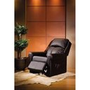 Ver imagem 3 de Poltrona Reclinavel Bari Mh 1270 Courino Preto - 55613