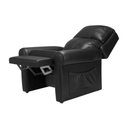 Ver imagem 2 de Poltrona Reclinavel Bari Mh 1270 Courino Preto - 55613