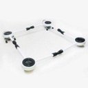 Ver imagem 1 de Suporte Pé para Geladeira e Fogão Gira Fácil Branco