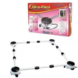 Suporte Pé para Geladeira e Fogão Gira Fácil Branco - 2