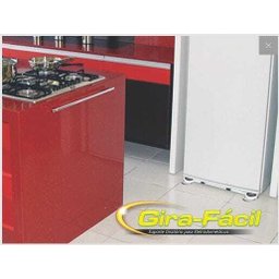 Suporte Pé para Geladeira e Fogão Gira Fácil Branco - 5