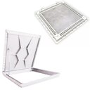 Ver imagem 1 de Tampa de Piscina para Casa de Maquina com Grelha Invisível 80x80cm Branco