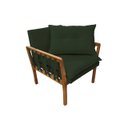 Ver imagem 2 de Kit 2 Poltronas Decorativa Luxo Safira Dora Bela Califónia 0130 Verde Musgo