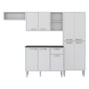 Ver imagem 2 de Cozinha Completa Compacta Xangai Plus Multimóveis Branco