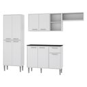 Ver imagem 5 de Cozinha Completa Compacta Xangai Plus Multimóveis Branco