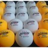 Kit 30 Bolinhas de ping pong dhs 3 estrelas 40mm celuloide tenis de mesa - Amarela ou Laranja - 5