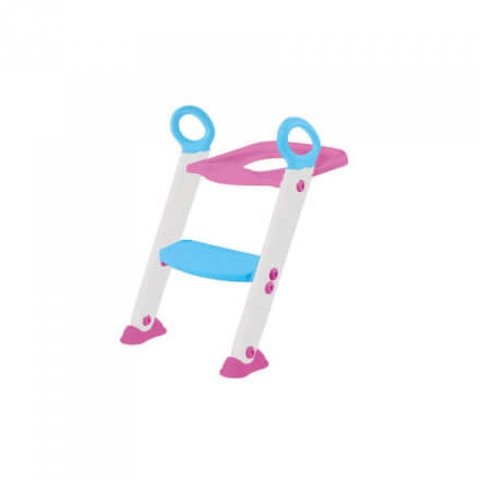 Assento Redutor com Escada Rosa - Buba