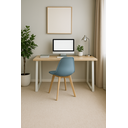 Ver imagem 2 de Cadeira Charles Eames Solid Wood 131pp Azul