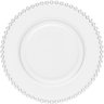 Conjunto 12 Pratos Rasos 28cm de Jantar Cristal Transparente Pearl Wolff Redondos - 4