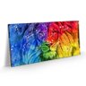 Quadro Leão Colorido Efeito Pintura Moderno Grande 100x50 - 1