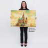 Quadro Paisagem Grande Catedral São Basílio Moscou 90x60 - 3