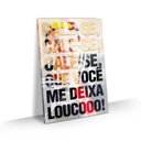 Ver imagem 1 de Quadro Quico Chaves Frase Cale-se Cale-se Tela Canvas 60x40