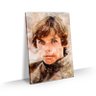 Quadro Star Wars Grande Luke Skywalker Estilo Aquarela 90x60 - 1