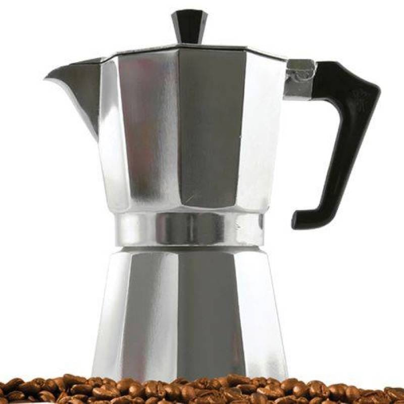 Cafeteira Moca Bule Italiana Alumínio 6 Xícaras Com Válvula Segurança - 1