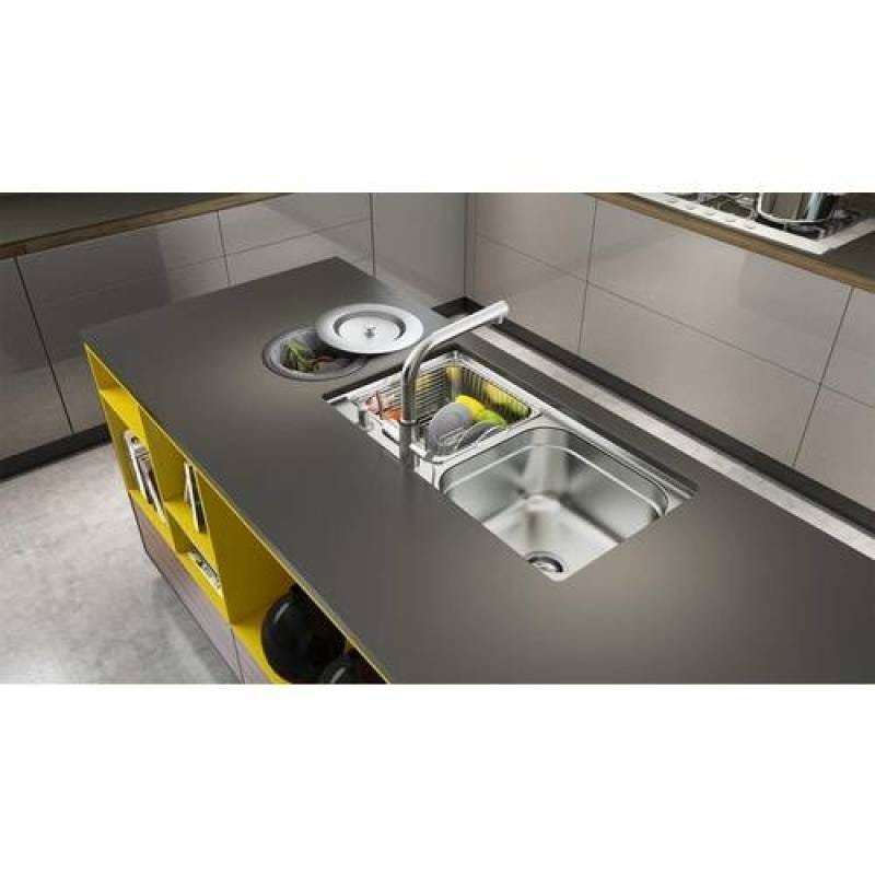 Cuba Funzionale 79,5x45x23,5 com Acessórios 20228 Acetinado DeBacco com Furo - 4