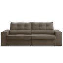 Ver imagem 4 de Sofá Retrátil e Reclinável 3 Lugares 2,10m com Molas Mirela Suede Adonai Estofados