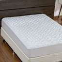 Ver imagem 1 de Protetor De Colchão Protect Impermeável Branco Solteiro Microfibra