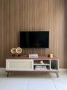 Ver imagem 6 de Painel Ripado Versátil 2 Unidades - 270cm X 110cm - Polietileno - Talatto Painéis - Amêndoa