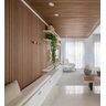Painel Ripado Versátil 2 Unidades - 270cm X 110cm - Polietileno - Talatto Painéis - Amêndoa - 5