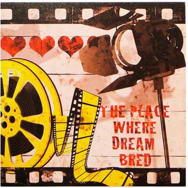 Quadro Tela Impressa Movies The Place 40x40x1,8cm Fullway