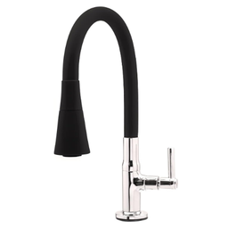 Torneira Cozinha Flexivel 1/4"v Slim Cone Cromada/preta - Good - 1