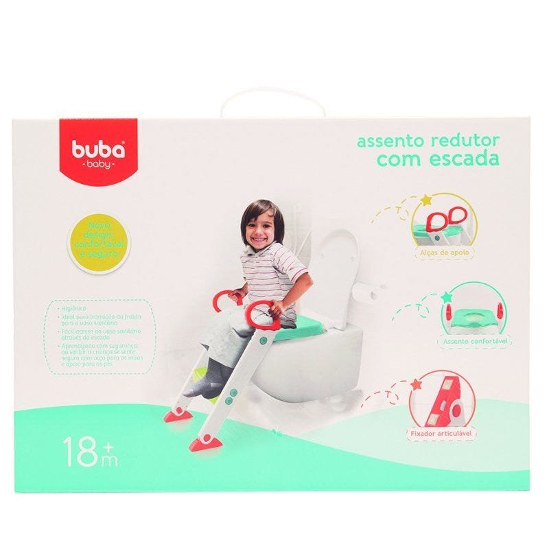 Assento redutor com escada Azul - 5