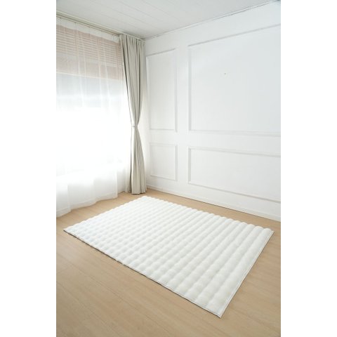 Tapete Pelo Alto Ondulado Waves 200x240cm - Jolitex - Branco