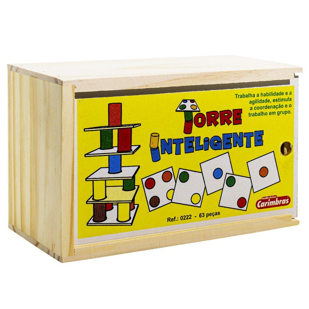 Brinquedo Educativo Torre Inteligente Carimbras - 2